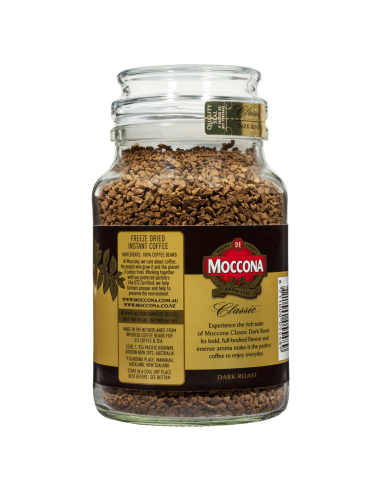 Moccona Freeze Dried Dark Roast Coffee 200g x 1