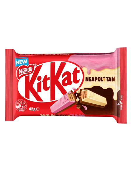 Nestle Kit Kat Neapolitan Chocolate Bar 42g x 48