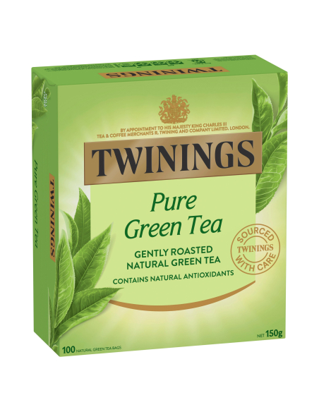 Twining's Pure Green Tea 100 Pack x 6