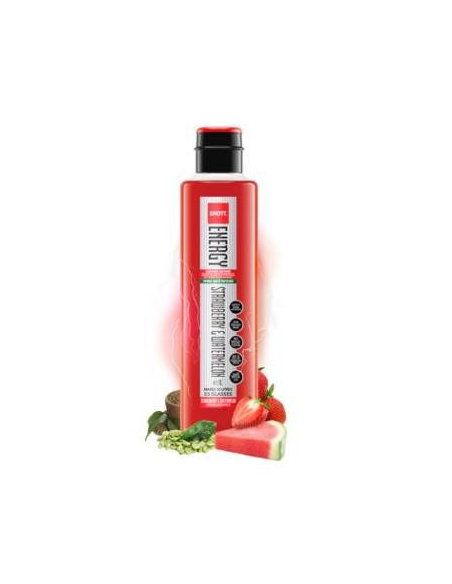 Shott Beverages Syrup Energy Strawberry Watermelon Yerba Infusion 1ltr x 1