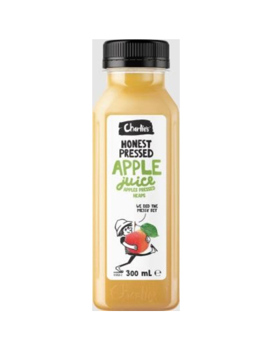 Charlie's Juice Apple Charlies Honest 100% 300ml x 12