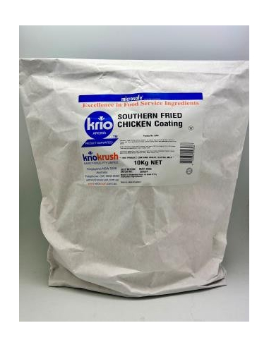 Krio Krush Coating Mix Southern Fried Chicken 10kg x 1