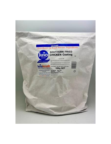 Krio Krush Coating Mix Southern Fried Chicken 10kg x 1