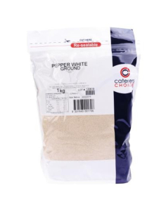 Caterers Choice Pepper White Ground 1kg x 1