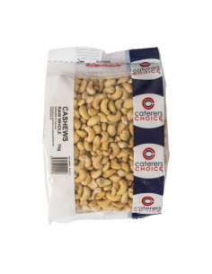 Caterers Choice Cashews Raw 1 kg x 1