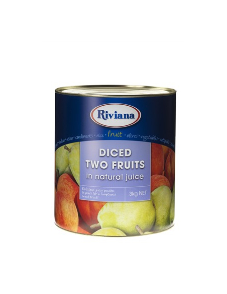 Riviana Two Fruits In Natural Juice South Afrix 1 3kg x 1