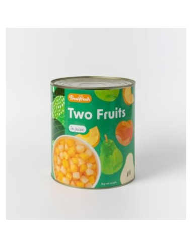 Dewfresh Two Fruits In Juice 3kg x 1