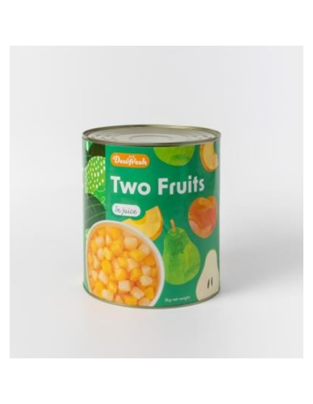 Dewfresh Two Fruits In Juice 3kg x 1