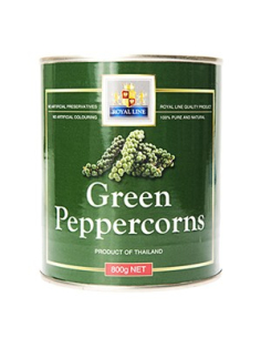 Royal Line Peppercorns Green In Water 800g x 1