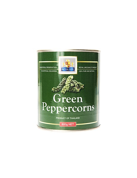Royal Line Peppercorns Green In Water 800g x 1