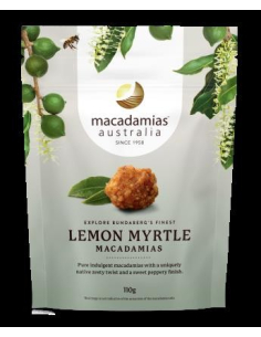 Macadamias Australia Macadamia Nuts Lemon Myrtle 110g x 8