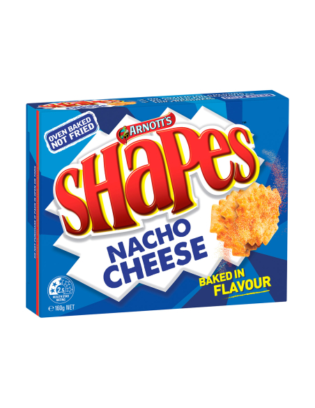 Arnotts Shape Nacho Cheese 160g x 1