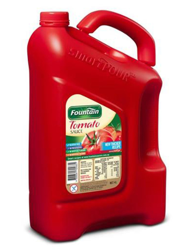 Fountain Sauce Tomato Gluten Free 4ltr x 1