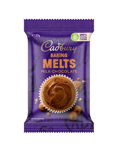 Cadbury Cook Chocolate Milk Melts 225g x 1