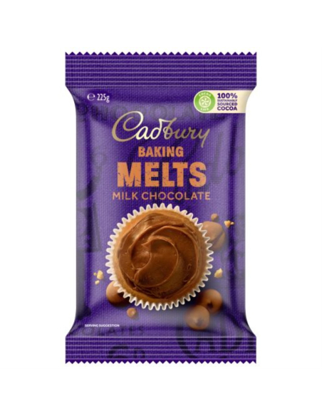 Cadbury Cook Chocolate Milk Melts 225g x 1