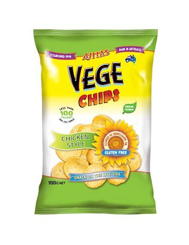 Ajitas Chicken Style Vegetable Chips 100g x 6