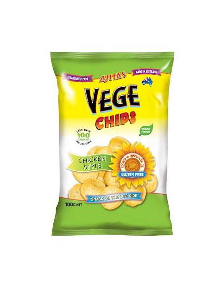 Ajitas Chicken Style Vegetable Chips 100g x 6