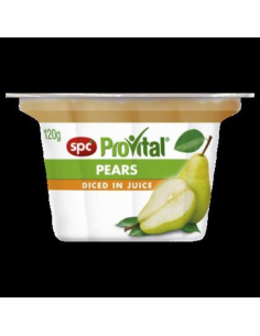 Spc Provital Snack Pack Pears Diced In Natural Juice 120g x 24