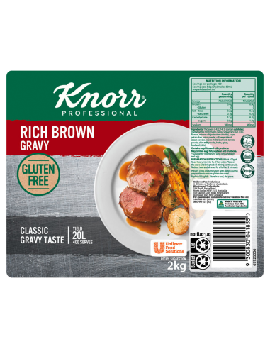 Knorr Gravy Rich Brown Gluten Free 2kg x 1