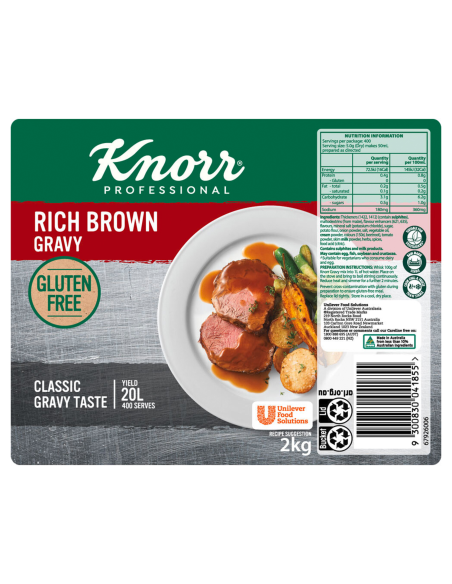 Knorr Gravy Rich Brown Gluten Free 2kg x 1