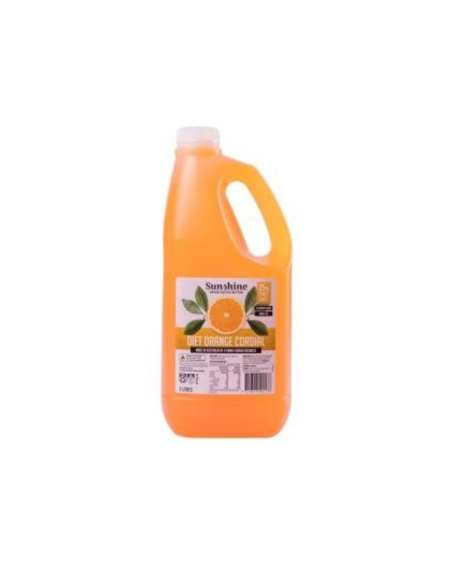 Sunshine Cordial Diet Orange 25% Juice 2 Lt x 1