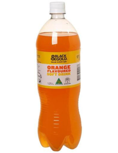 Black & Gold Orange Soft Drink 1.25ltr x 1