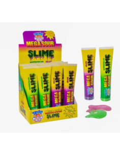 Aust Int Trader Mega Sour Slime Watermelon & Grape 120ml x 12