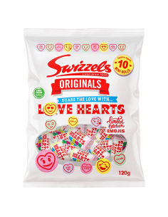 Swizzels Love Hearts 120g x 12