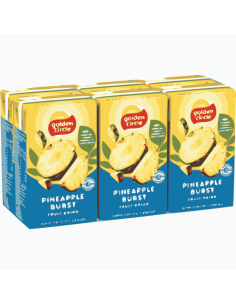 Golden Circle Pineapple Burst Fruit Drink 6 Pack 250ml - 1500ml x 1