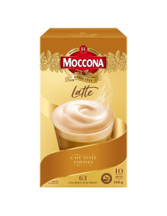 Moccona Latte Coffee Sachets 10 Pack x 1
