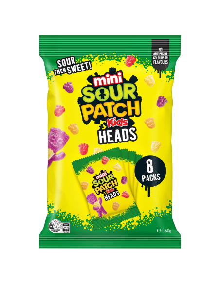 Sour Patch Mini Heads 160g x 8