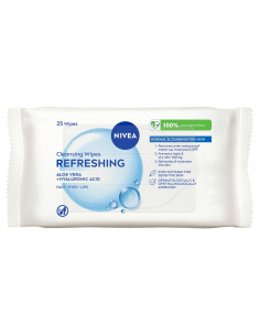Nivea Visage Refreshing Facial Cleansing Wipes 25 Pack x 1