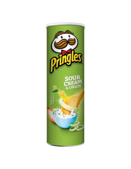 Pringles Sour Cream & Onion Potato Chips 134g x 12