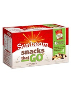Sunbeam Fruit & Nut Mix Classic Snacks That Go 40g x 6
