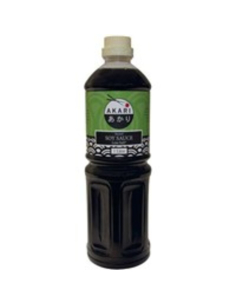 Akari Sauce Soy Premium Japanese Less Salt 1 Lt x 1