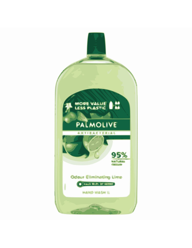 Palmolive Anti-bacterial Lime Liquid Soap Refill 1ltr x 3
