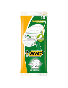 Bic Shaver Twin Easy Sensitive Pouch 10 Pack x 10