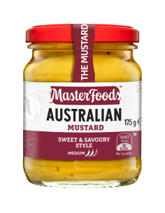Masterfoods Mild Australian Mustard 175g x 1
