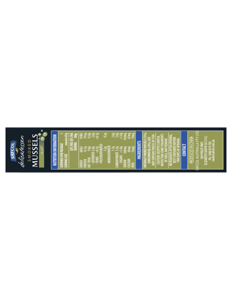 Safcol Mussels In Oil 85g x 8