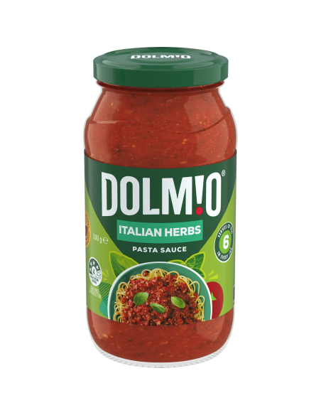 Dolmio Pasta Sauce Italian Herb 500g x 1