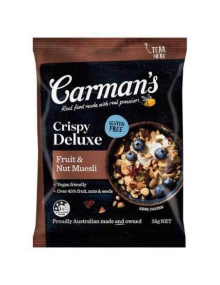Carmans Muesli Crispy Deluxe Gluten Free 35g x 50