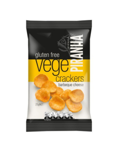Piranha Chips Vege Crackers Bbq Cheese Gluten Free 25g x 40