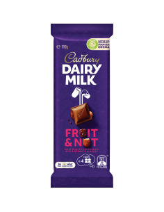 Cadbury Fruit & Nut Block 100g x 13