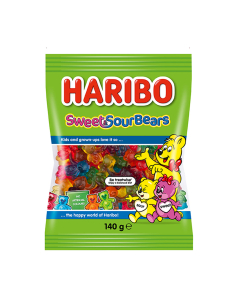 Haribo Sweet And Sour Bears 140g x 14
