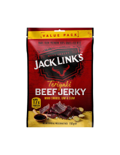 Jack Links Teriyaki Beef Jerky 150g x 8