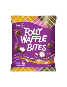 Menz Polly Waffle Bites 125g x 12