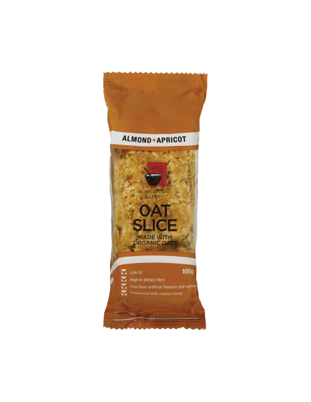 Oat Slice Almond Apricot 100g x 14
