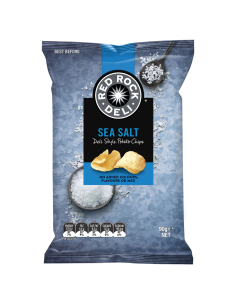 Red Rock Chip Sea Salt 90g x 12