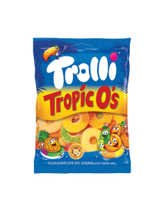 Trolli Tropic O's 100g x 12