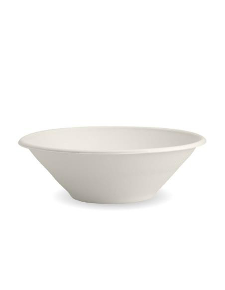 Biopak Bowls 940ml 32oz Round Plant Fibre White Biocane 50 Pack x 1
